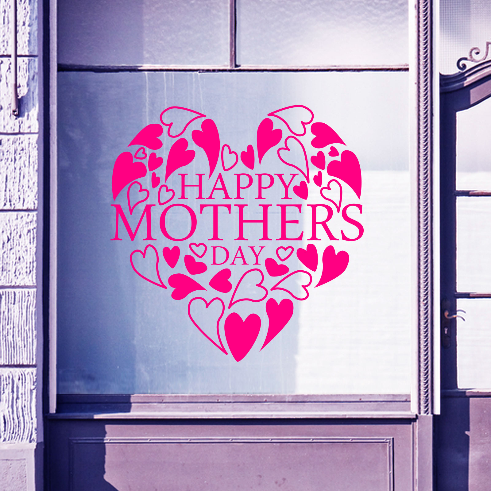 Happy Mothers Day Wall And Window Stickers Mother Decals Shop Window