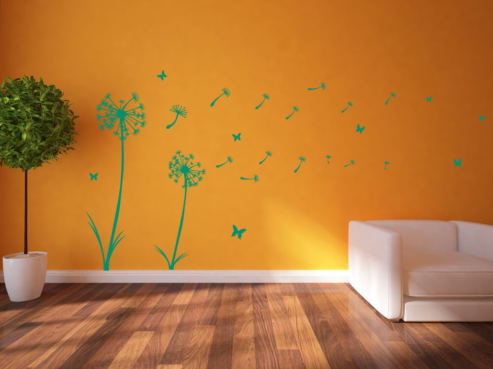 Dandelion Flowers Floral Decal Vinyl Wall Window Sticker Art Home Decor 